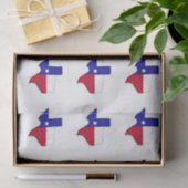 De staat Texas Lonestar Gift Wrap Tissuepapier (Geschenk)