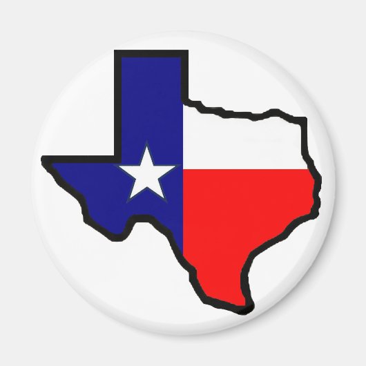 De staat Texas Magnet Magneet (Voorkant)