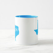 De staat Texas Shape Mok (Midden)