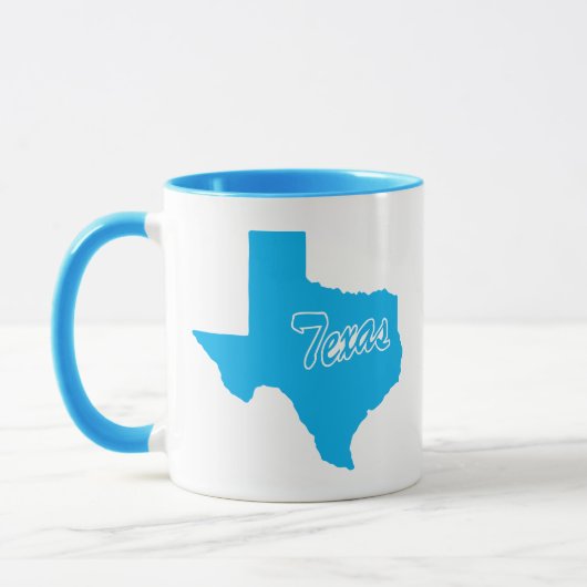De staat Texas Shape Mok (Links)