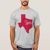 De staat Texas Shape T-shirt (Voorkant)