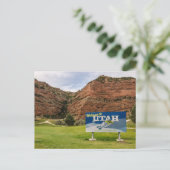 De staat Utah Briefkaart (Staand voorkant)
