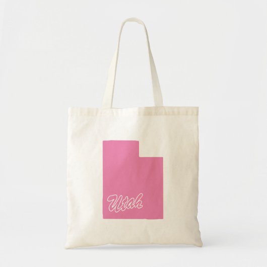 De staat Utah Shape Canvas tas (Voorkant)