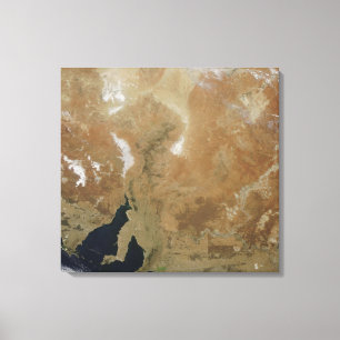 De staat Zuid-Australië Canvas Afdruk