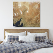 De staat Zuid-Australië Canvas Afdruk (Insitu (Slaapkamer))