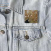 De staat Zuid-Australië Vierkante Button 5,1 Cm (In situ)