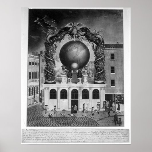 De staatsschuld van 1782 poster (Voorkant)