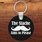 De Stache streeft ernaar in Sleutelhanger (Voorkant)