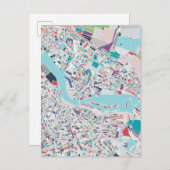 De stad Amsterdam Briefkaart (Voorkant / Achterkant)