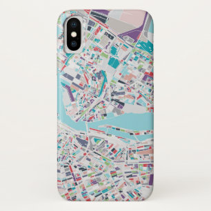 De stad Amsterdam iPhone X Hoesje