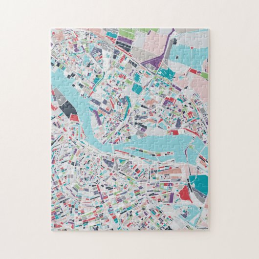 De stad Amsterdam Legpuzzel (Verticaal)