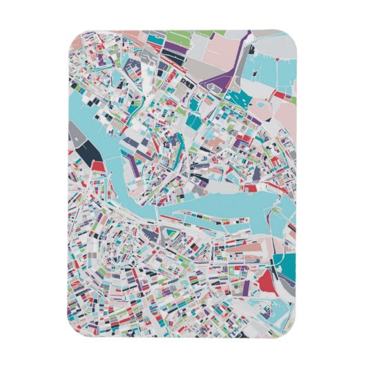 De stad Amsterdam Magneet (Verticaal)