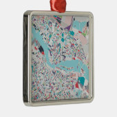 De stad Amsterdam Metalen Ornament (Rechts)