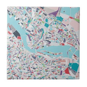 De stad Amsterdam Tegeltje