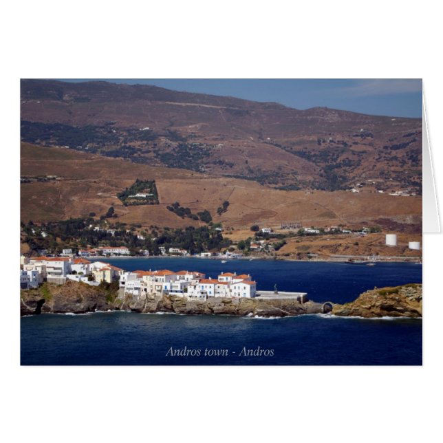 De stad Andros - Andros (Voorkant Horizontaal)
