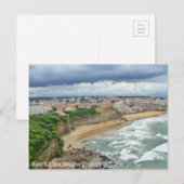 De stad Biarritz - een panoramisch uitzicht Briefkaart (Voorkant / Achterkant)