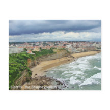 De stad Biarritz - een panoramisch uitzicht