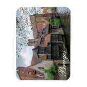 De stad Brugge in België Magneet (Verticaal)