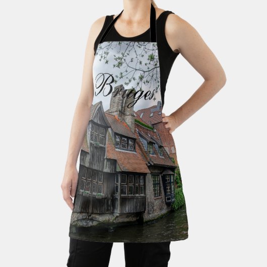 De stad Brugge in België Schort (Insitu)