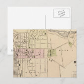 De stad Burlington in Vermont Briefkaart (Voorkant / Achterkant)