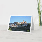 De stad Chelva, Bergstad, Spanje Kaart (Voorkant)