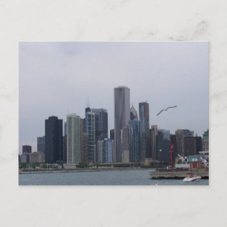 De stad Chicago Briefkaart