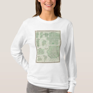 De stad Columbus, Bartholomew Co. met Greensburg T-shirt