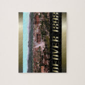 De stad Denver 1898 Legpuzzel (Verticaal)