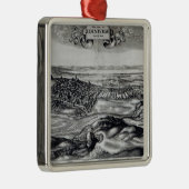 De stad Edinburgh uit het zuiden Metalen Ornament (Rechts)