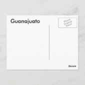 De stad Guanajuato Briefkaart (Achterkant)