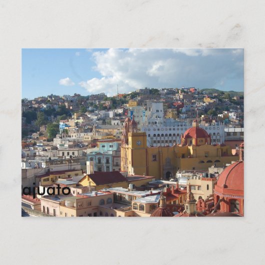 De stad Guanajuato Briefkaart (Voorkant)