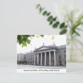 De stad Ierland van GPO Dublin Feestdagenkaart (Staand voorkant)