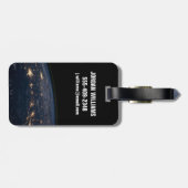 De stad ligt in het zuiden van de VS. Bagagelabel (Achterkant horizontaal)