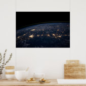 De stad ligt in het zuiden van de VS. Poster (Keuken)