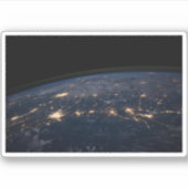 De stad ligt in het zuiden van de VS. Sticker (Voorkant)