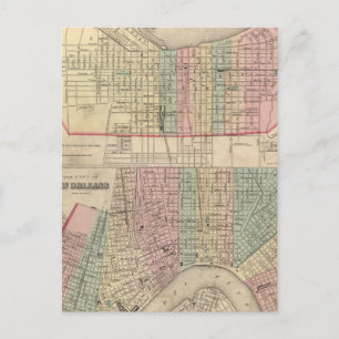 De stad Louisville, Kentucky Briefkaart