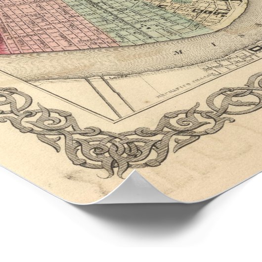 De stad Louisville, Kentucky Poster (Hoek)