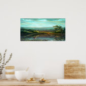 De stad Morgine Poster (Keuken)