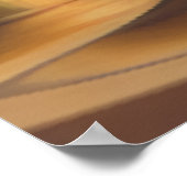 De stad op een vreemde planeet | AI Art Poster (Hoek)