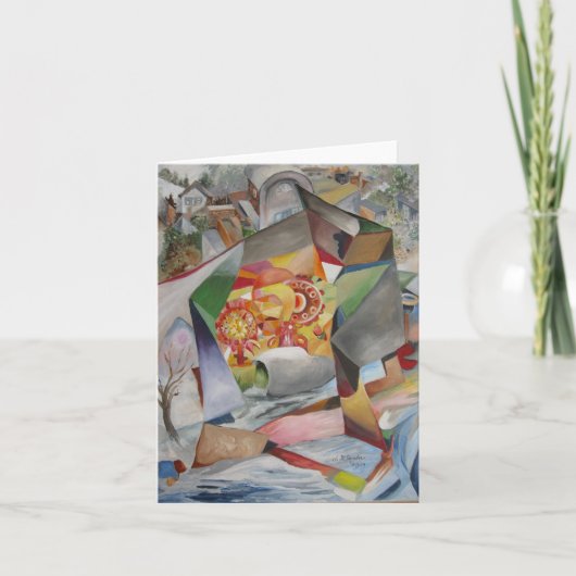 De stad opslaan - Lege notitiekaart (Voorkant)