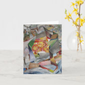 De stad opslaan - Lege notitiekaart (Gele Bloem)