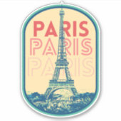 De stad Parijs Frankrijk is mijn trotse Sticker (Voorkant)