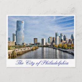 De stad Philadelphia Briefkaart
