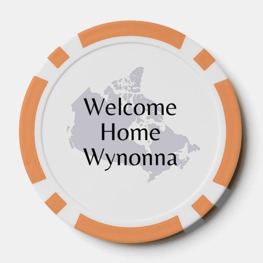 De stad poker chips (Achterkant)