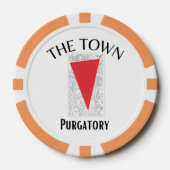 De stad poker chips (Voorkant)