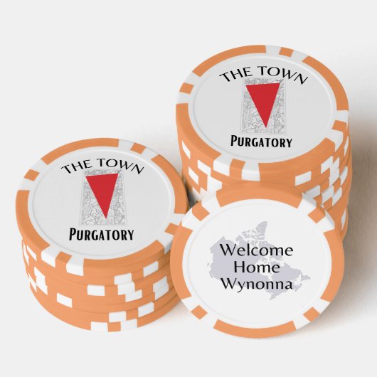 De stad poker chips (Opstapeling)