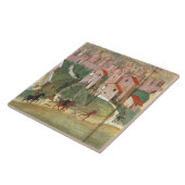 De stad Prato (fresco) Tegeltje (Zijkant)