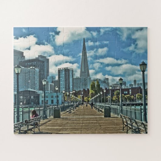 de stad San Francisco Legpuzzel (Horizontaal)