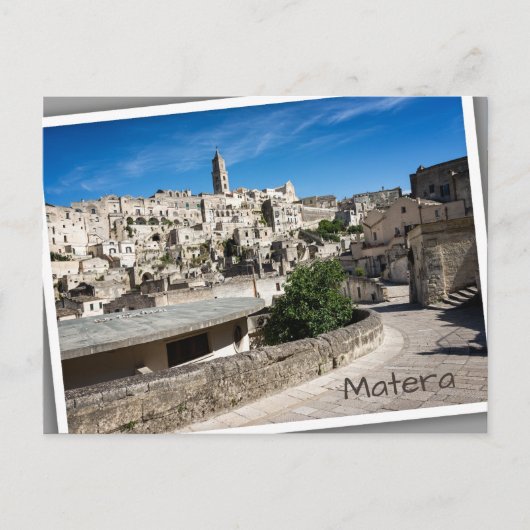 De stad Sassi di Matera Briefkaart (Voorkant)