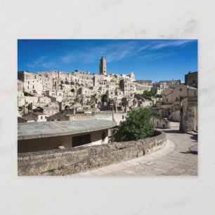 De stad Sassi di Matera Briefkaart